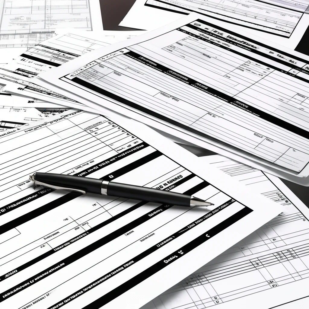 신청서 정보 작성 예시