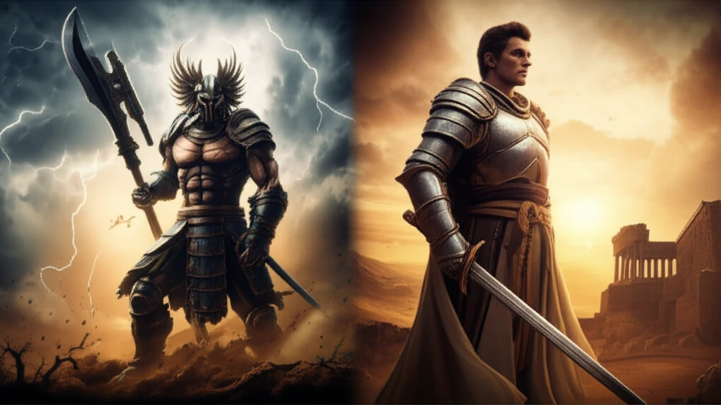 여포와 관우를 상징하는 두 가지 길