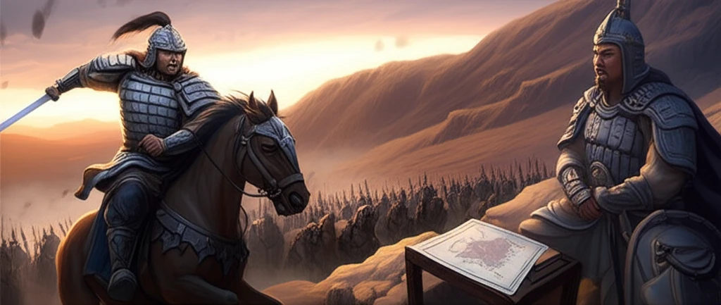 위연과 강유의 전략 스타일 비교 개념도