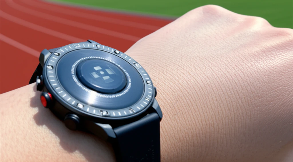 러닝워치 인체 공학적 디자인과 센서 안정화 구조 설명